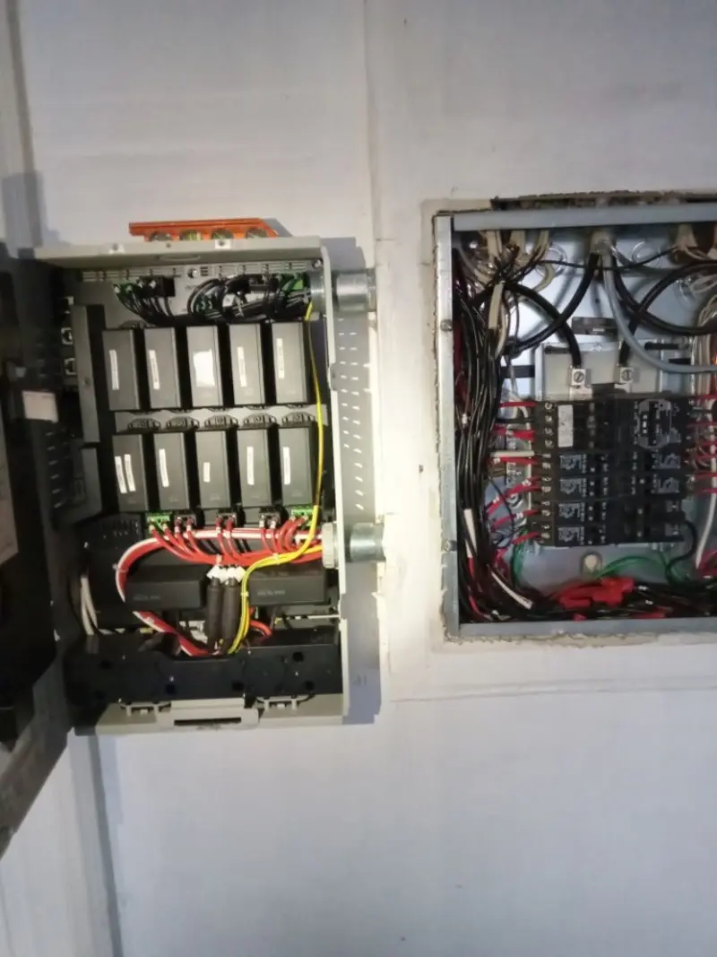 Electrical panel upgrade completed for Security Camera Wiring in Gallup